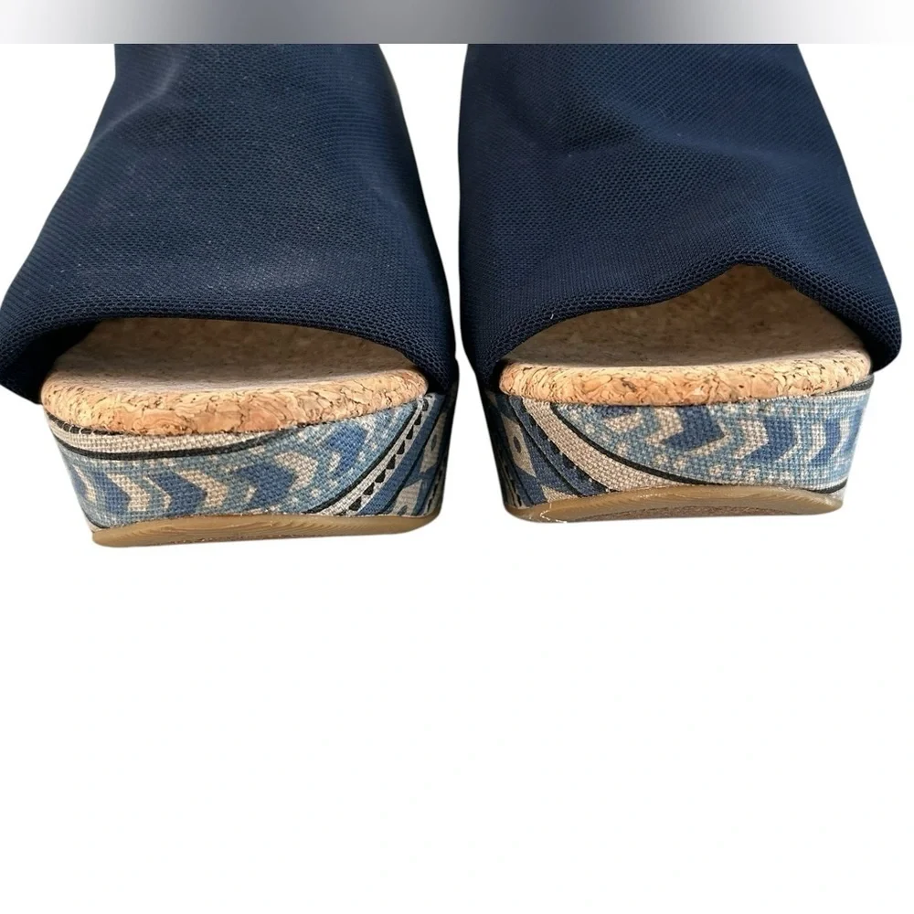 Lucky Brand Blue Marilyn‎ Cork  Wedge Sandal